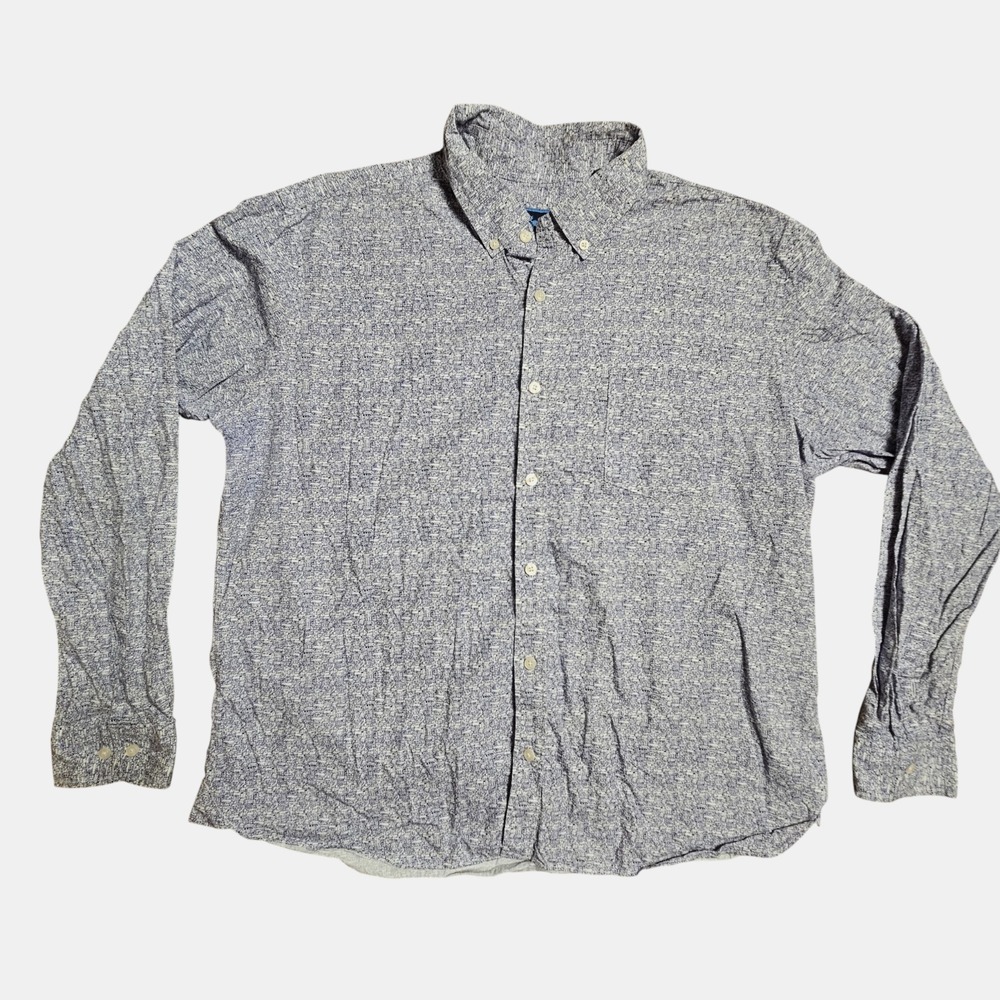 Charleston Threads Cityscape Long Sleeve Button Down Shirt 2XL Resortwear Beach